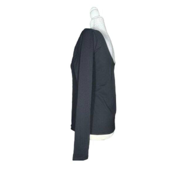 NWT Worthington Women's Black Long Sleeve Pullover Top Size Medium - Picture 4 of 9